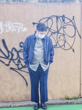 「スウェットトップス」｜「アイテム（ジャケット/アウター）」を使った、tummyshigeさん（メンズ・176cm）の春コーディネート
