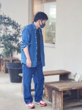 POLO RALPH LAURENのアイテムを使った「デニムセットアップ」のメンズ POLO RALPH LAURENのアイテムを使った「デニムセットアップ」のメンズ