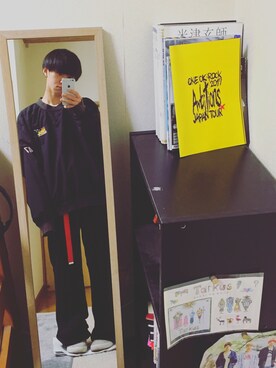 「アイテム（スリッポン）」を使った、ﾏｯｼｭﾙｰｲ.さん（メンズ・165cm・10代）の春コーディネート