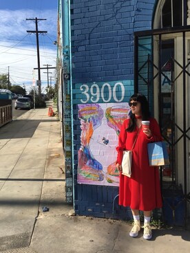 丸山理奈さんのコーディネート