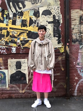 丸山理奈さんのコーディネート