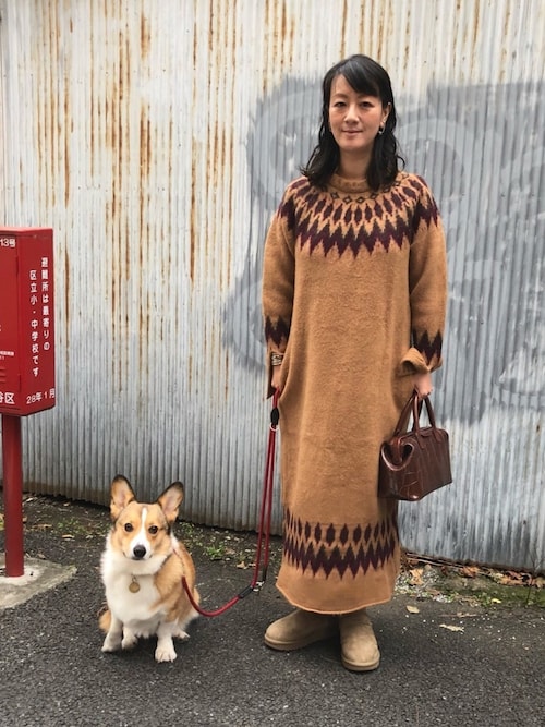 丸山理奈 Uhrのワンピースを使ったコーディネート Wear