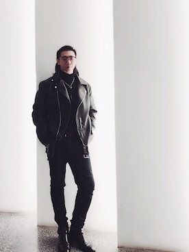 「5cm（ファイブシーエム）のアイテム」を使った、Zzx-RMAさん（メンズ・180cm）の秋コーディネート