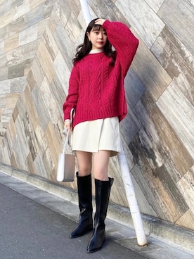 はるひまるさん（レディース・158cm）の秋コーディネート