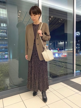 KUMIEさん(レディース・159cm)の秋コーディネート