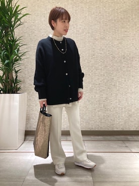 KUMIEさん（レディース・159cm）の冬コーディネート