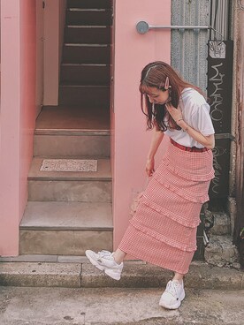「valet（バレット）のアイテム」を使った、memeさん（レディース・162cm）の春コーディネート