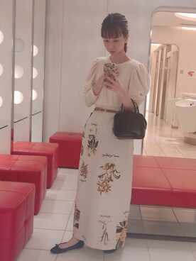 「シアタープロダクツ(THEATRE PRODUCTS)」｜「アイテム（バレエシューズ）」を使った、memeさん（レディース・162cm）の秋コーディネート