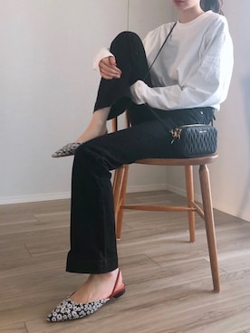 「ROCHAS（ロシャス）のアイテム」を使った、memeさん（レディース・162cm）の春コーディネート