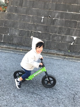 「ストライダー」｜「アイテム（ジャケット/アウター）」を使った、紘さん（キッズ・90cm）の秋コーディネート