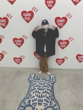 「HUMAN MADE（ヒューマンメード）のアイテム（その他）」を使った、SKYさん（メンズ・175cm）の秋コーディネート