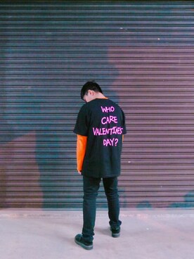 「NEXHYPE（ネックスハイプ）のアイテム」を使った、Pi Yaoさん（メンズ・175cm）の冬コーディネート