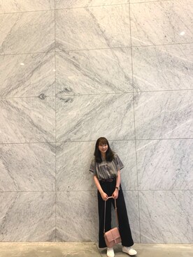 「台南美術館2館」｜倪さん（レディース・156cm）の夏コーディネート