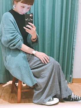 「pink adobe（ピンクアドベ）のアイテム（ジャケット/アウター）」を使った、yukkoさん（レディース・158cm）の秋コーディネート