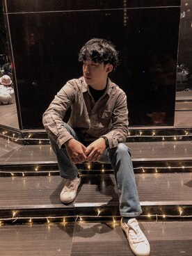 「MUJI」｜「アイテム（その他シューズ）」を使った、jony0830さん（メンズ・171cm）の秋コーディネート