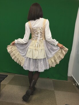 「youtube」｜「アイテム（ワンピース/ドレス）」を使った、cherryチェリー☆S4Eさん（レディース・157cm）の冬コーディネート