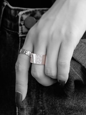 「Burner（バーナー）のアイテム（リング、シルバー系）」を使った、blattoさん（メンズ）の冬コーディネート