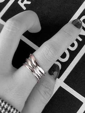 「Burner（バーナー）のアイテム（リング、シルバー系）」を使った、blattoさん（メンズ）の冬コーディネート