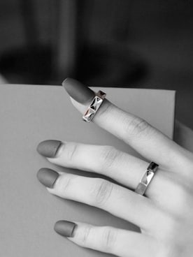 「Burner（バーナー）のアイテム（リング、シルバー系）」を使った、blattoさん（メンズ）の冬コーディネート