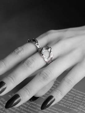 「Burner（バーナー）のアイテム（リング、シルバー系）」を使った、blattoさん（メンズ）の冬コーディネート