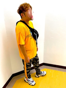 「迷彩」｜「アイテム（財布/小物）」を使った、shin07さん（メンズ・168cm）の秋コーディネート