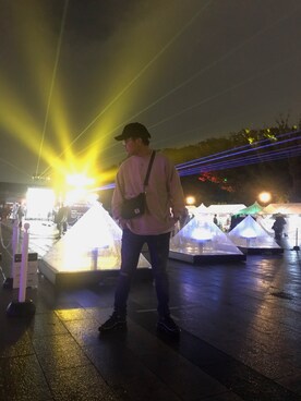 「expansion（エクスパンション）のアイテム」を使った、428さん（メンズ・174cm）の秋コーディネート