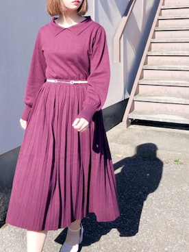 mayunoさん（レディース・161cm）の冬コーディネート