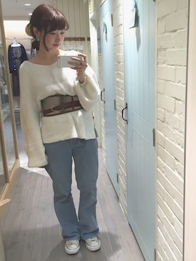 ひらさわいずみさん（レディース・158cm）の春コーディネート