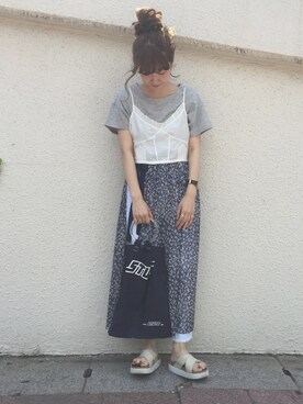 ひらさわいずみさん（レディース・158cm）の夏コーディネート