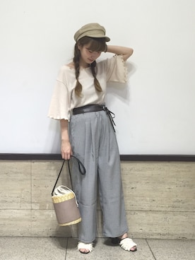 ひらさわいずみさん（レディース・158cm）の夏コーディネート