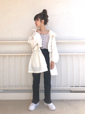 ひらさわいずみさん（レディース・158cm）の春コーディネート