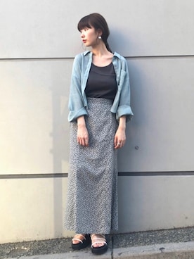 ひらさわいずみさん（レディース・158cm）の春コーディネート