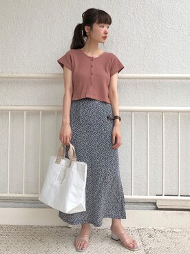 ひらさわいずみさん（レディース・158cm）の夏コーディネート