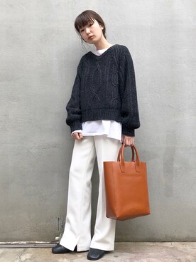ひらさわいずみさん（レディース・158cm）の冬コーディネート