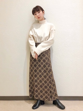ひらさわいずみさん（レディース・158cm）の冬コーディネート