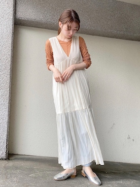 ひらさわいずみさん（レディース・158cm）の春コーディネート