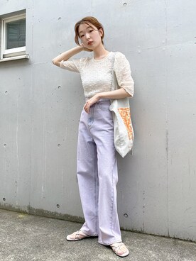 ひらさわいずみさん（レディース・158cm）の夏コーディネート