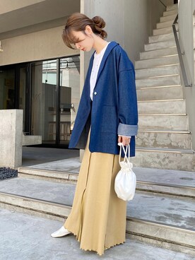 ひらさわいずみさん（レディース・158cm）の春コーディネート