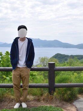 「NOAH（ノア）のアイテム（スウェット）」を使った、饮水机守护神さん（メンズ・176cm）の夏コーディネート