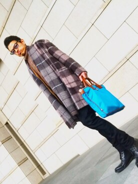 「TROVE（トローヴ）のアイテム（ジャケット/アウター）」を使った、シンイチさん（メンズ・171cm）の冬コーディネート