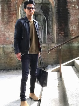 シンイチさん（メンズ・171cm）の冬コーディネート