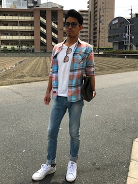 シンイチさん(メンズ・171cm)の春コーディネート