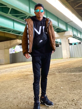 「本日のコーデ」｜「アイテム（ジャケット/アウター）」を使った、シンイチさん（メンズ・171cm）の秋コーディネート