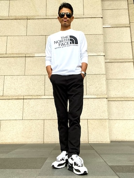 「ザノースフェイス」｜シンイチさん（メンズ・171cm）の春コーディネート