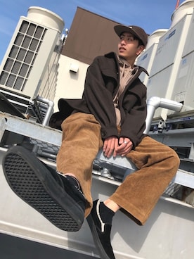 「no brand（ノーブランド）のアイテム」を使った、Masao.さん（メンズ・170cm）の冬コーディネート