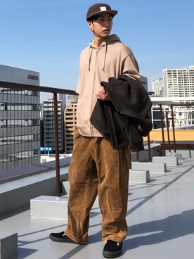 「no brand（ノーブランド）のアイテム」を使った、Masao.さん（メンズ・170cm）の冬コーディネート