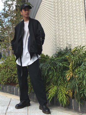 「no brand（ノーブランド）のアイテム」を使った、Masao.さん（メンズ・170cm）の冬コーディネート