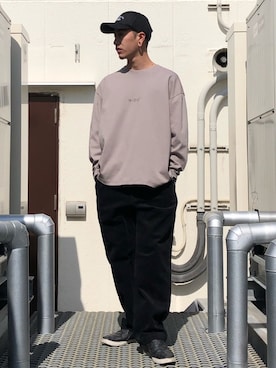 「NIDO（ニド）のアイテム」を使った、Masao.さん（メンズ・170cm）の春コーディネート