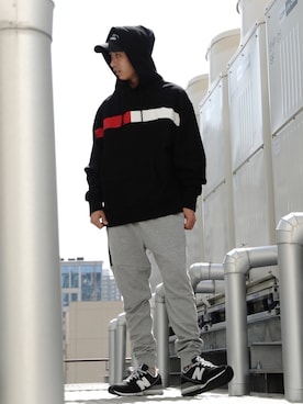 「ストリートファッション」｜「アイテム（セットアップ）」を使った、Masao.さん（メンズ・170cm）の春コーディネート