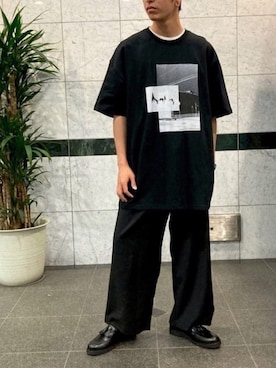 「no brand（ノーブランド）のアイテム」を使った、Masao.さん（メンズ・170cm）の春コーディネート